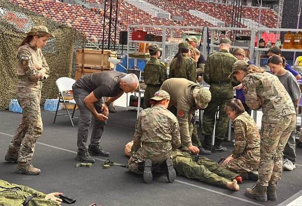 Тактическая медицина. Киберзарница. Лужники. 21.09.2025г.