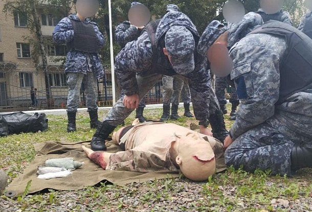 Занятия по тактической медицине. В/ч 5128, г.Москва. Август 2025