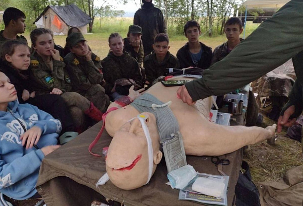 Юнармия. Занятия по тактической медицине и радиосвязи. Август 2025. Московская область