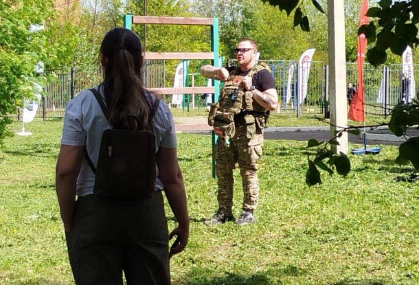 Судейство этапа тактической медицины в рамках проведения соревнований по военной и допризывной подготовки "Зарница 2.0". Май 2025г.