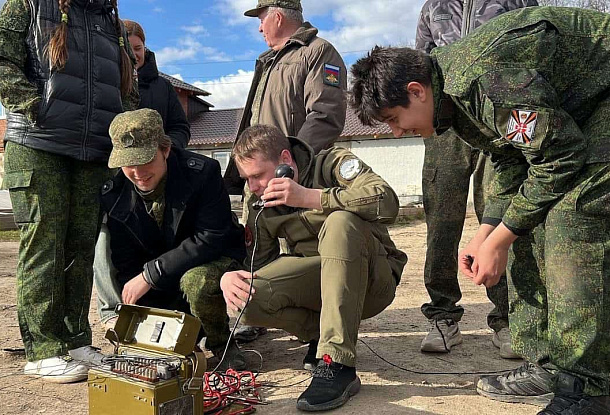 Занятия "Гражданская радиосвязь" март 2025. Дети-воспитанники Женского монастыря в честь Калужской иконы Божьей матери. 